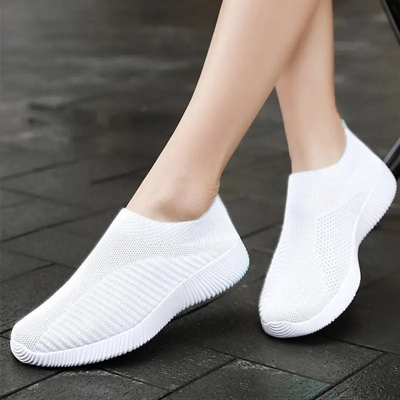 Women's Vulcanized Slip-On Sneakers