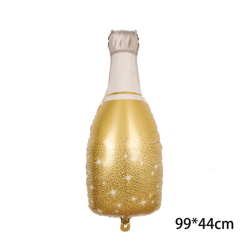 Champagne Goblet Helium Balloon