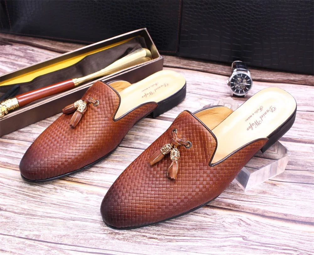 Men’s Designer Leather Mules