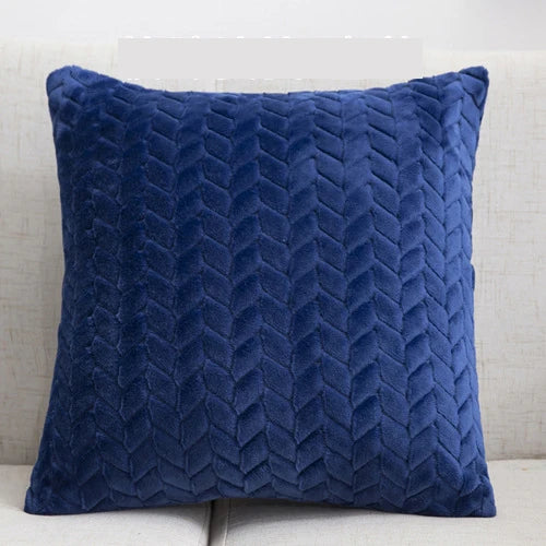 Plush Decorative Pillow Cover