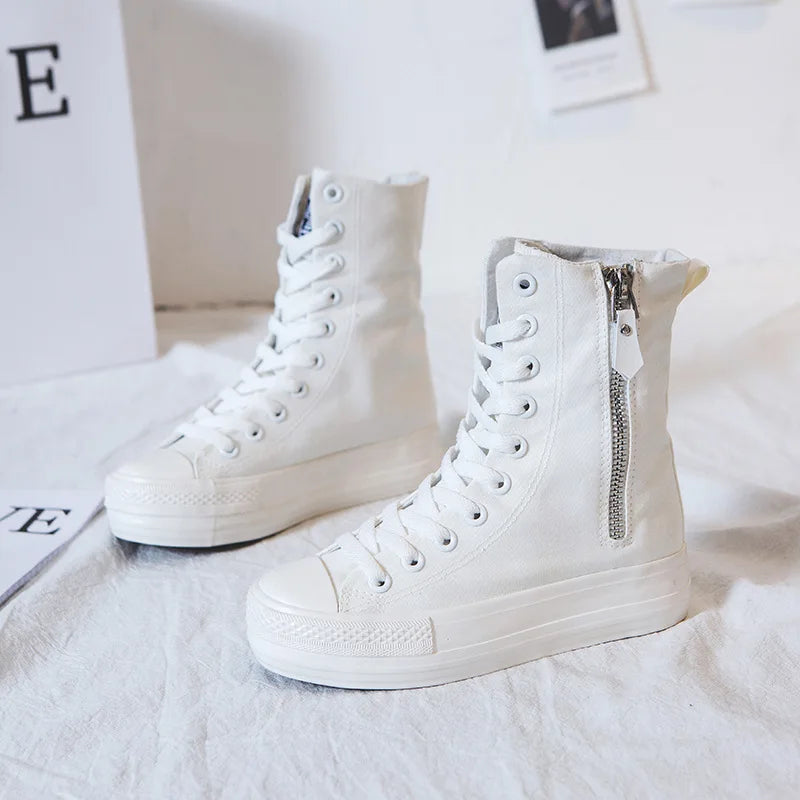 Women Canvas Shoes Casual Vulcanized Sneakers
