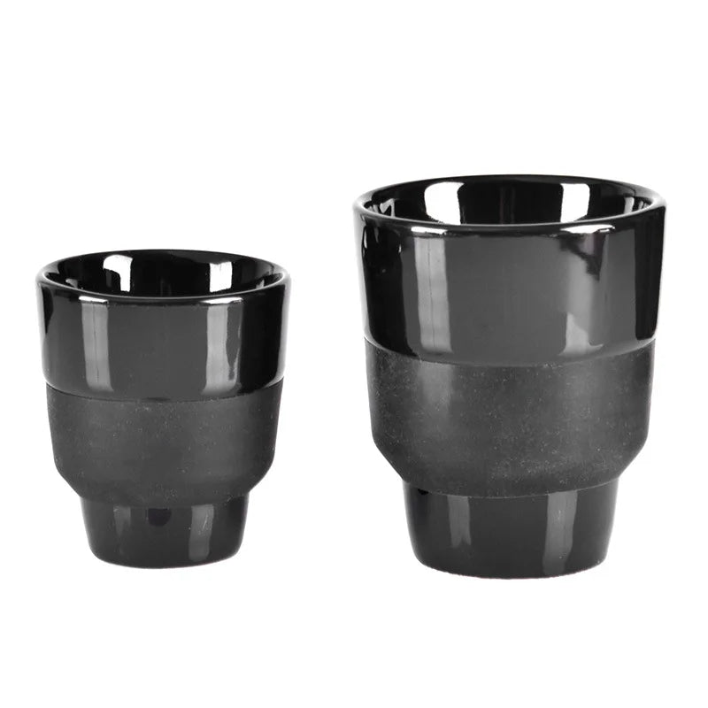 Barista Ceramic Couple Coffee Cups