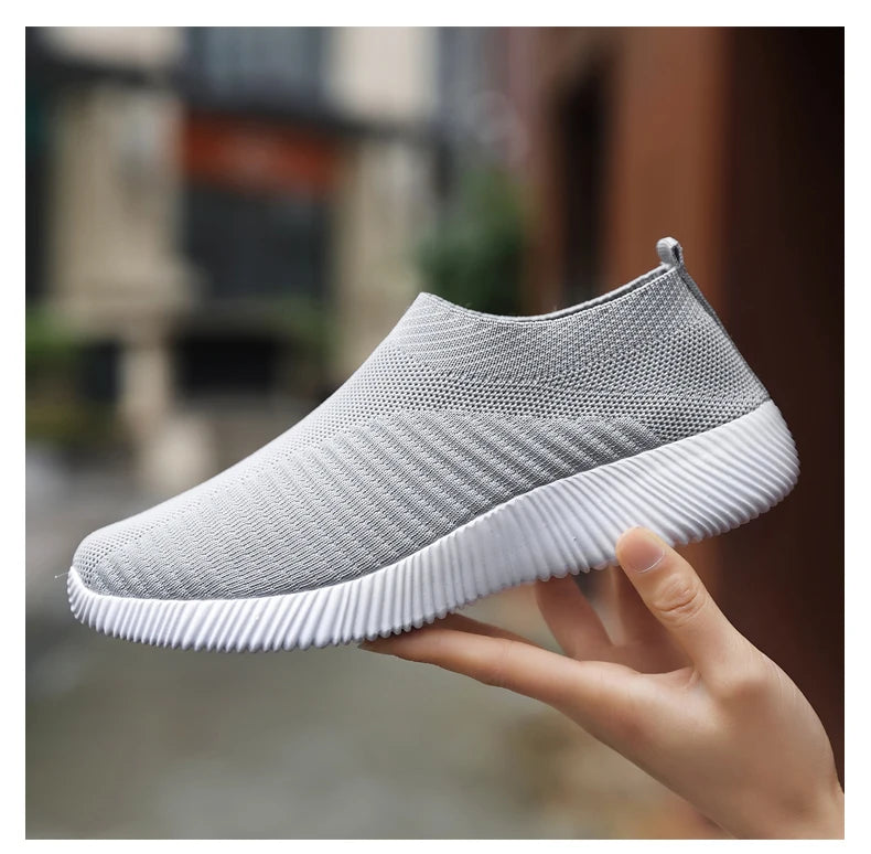 Women's Vulcanized Slip-On Sneakers
