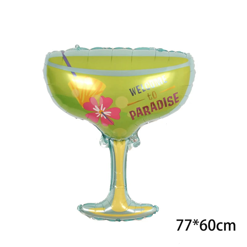 Champagne Goblet Helium Balloon