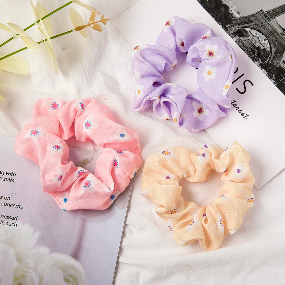 Satin Scrunchies Set