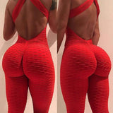 QuickTone™ – Sleeveless Backless Gym Bodysuit (Quick-Dry, Sculpting & Active)