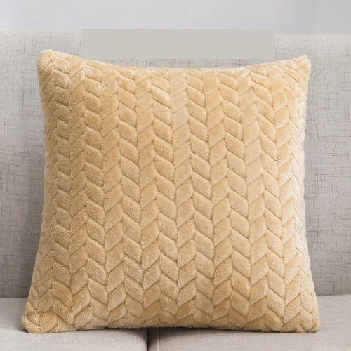 Plush Decorative Pillow Cover