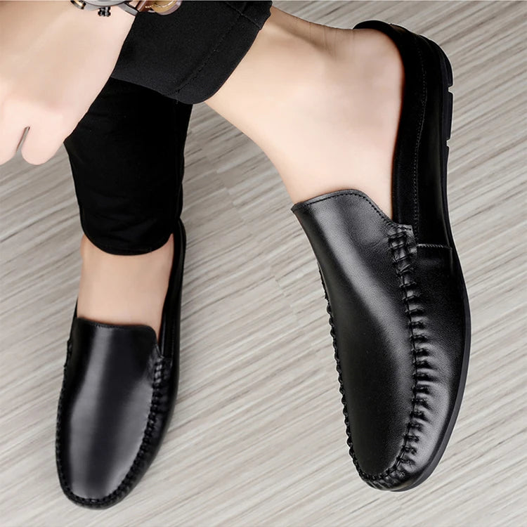 Men’s Summer Leather Mules