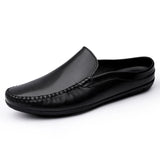 Men’s Summer Leather Mules