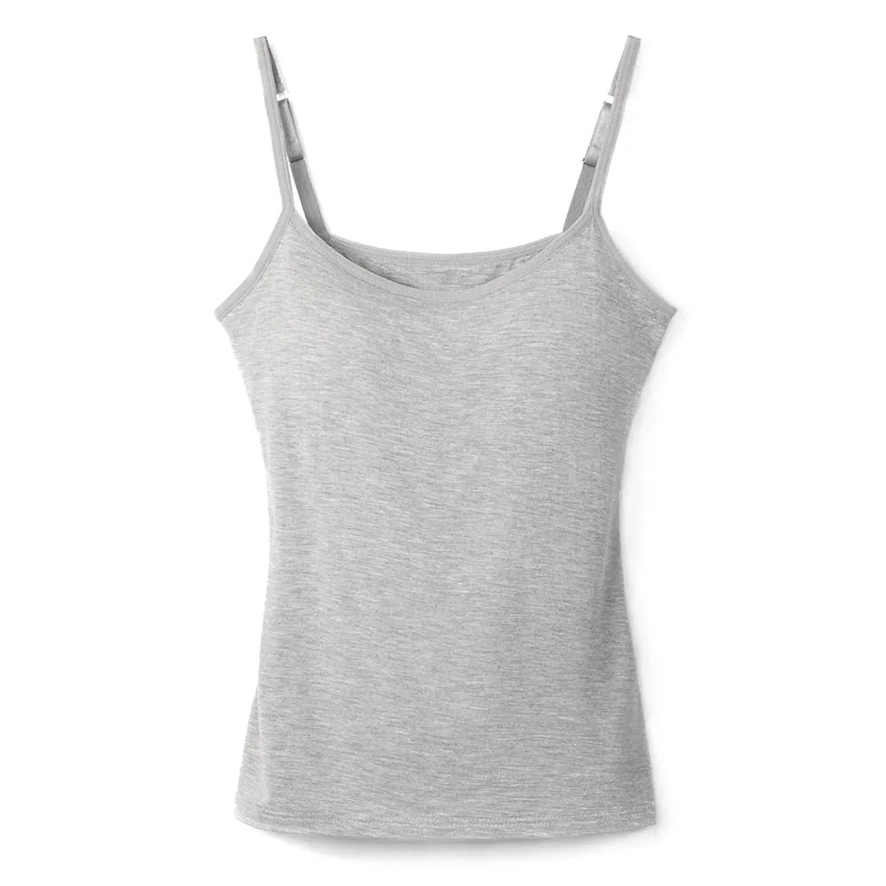 Cotton Shelf Bra Cami Pack