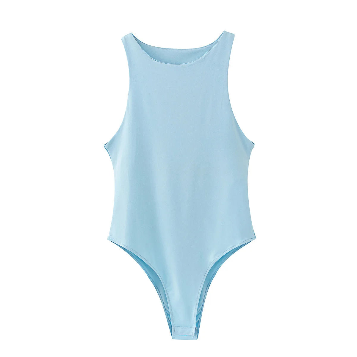 Women Solid Bodycon Club Bodysuit