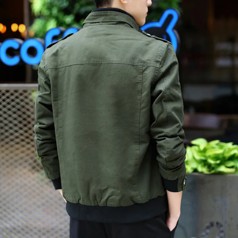 Men’s Army Military Bomber Jacket