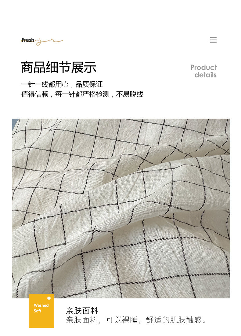 3pcs Cotton Bedding Set