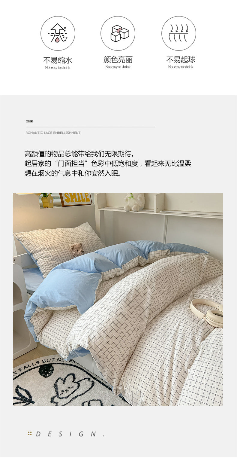 3pcs Cotton Bedding Set