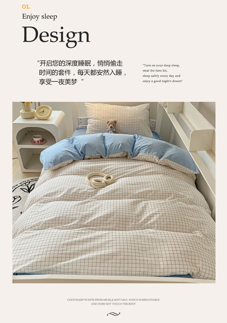 3pcs Cotton Bedding Set