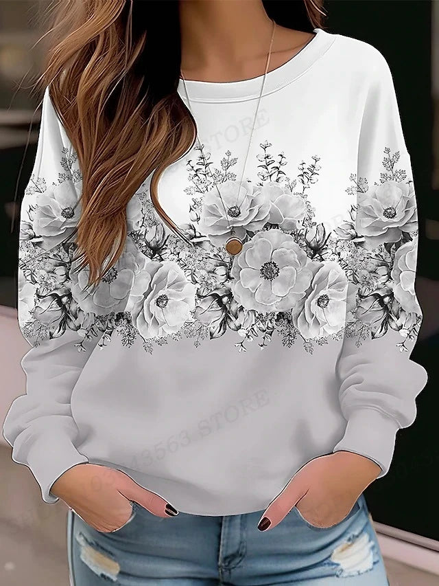 Floral Y2K Hoodie