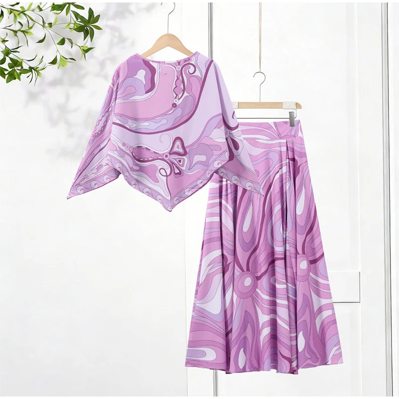 Women's 2 Piece Skirt Set