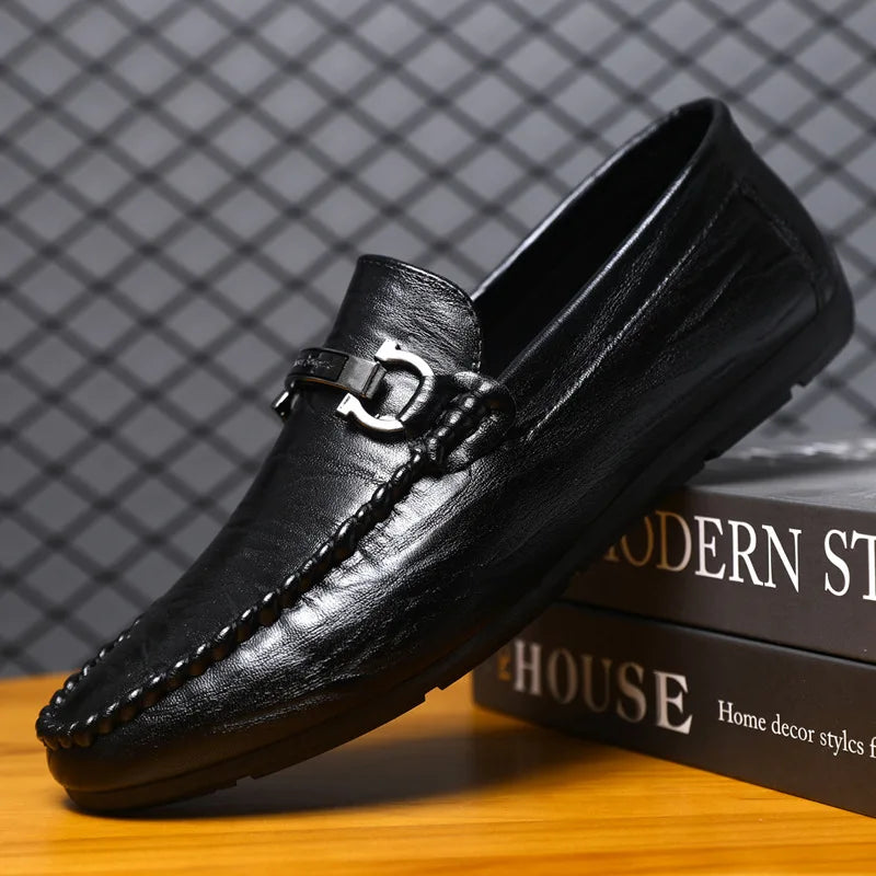 Men’s Luxury Business Leather Loafers