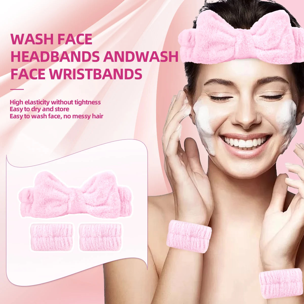 Beauty Brush & Hair Clip Set