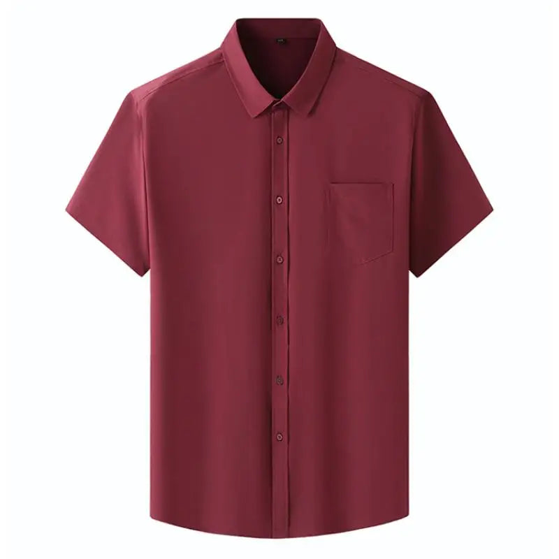 Men Plus Size Work Shirt