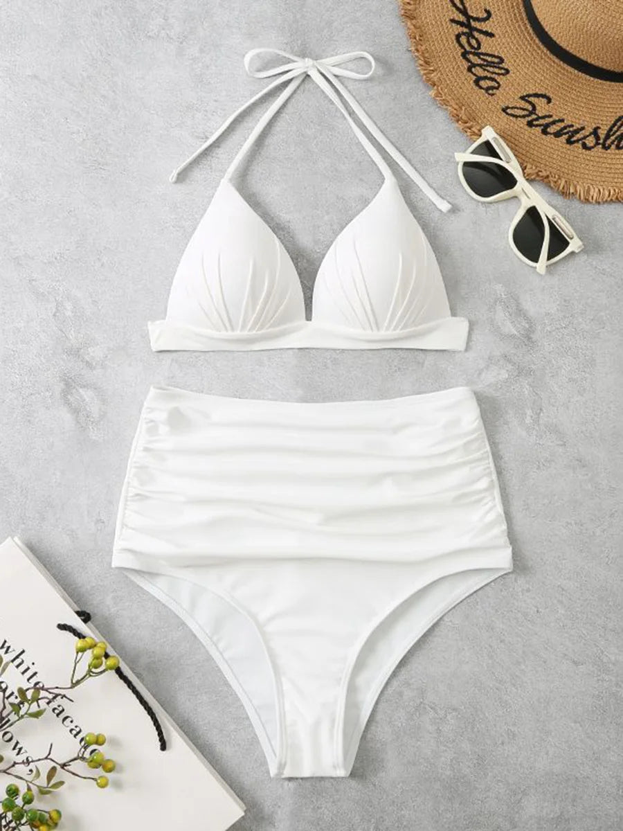 Solid Triangle Bikini
