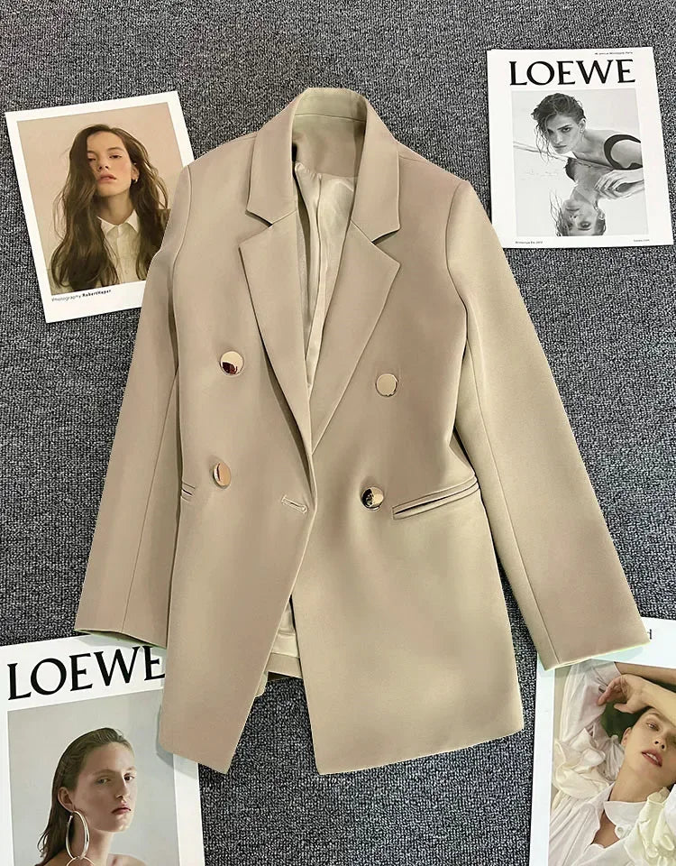 SilhouetteFit™ – Slim Blazer (Korean Fashion, Office-Ready Slimming Design)