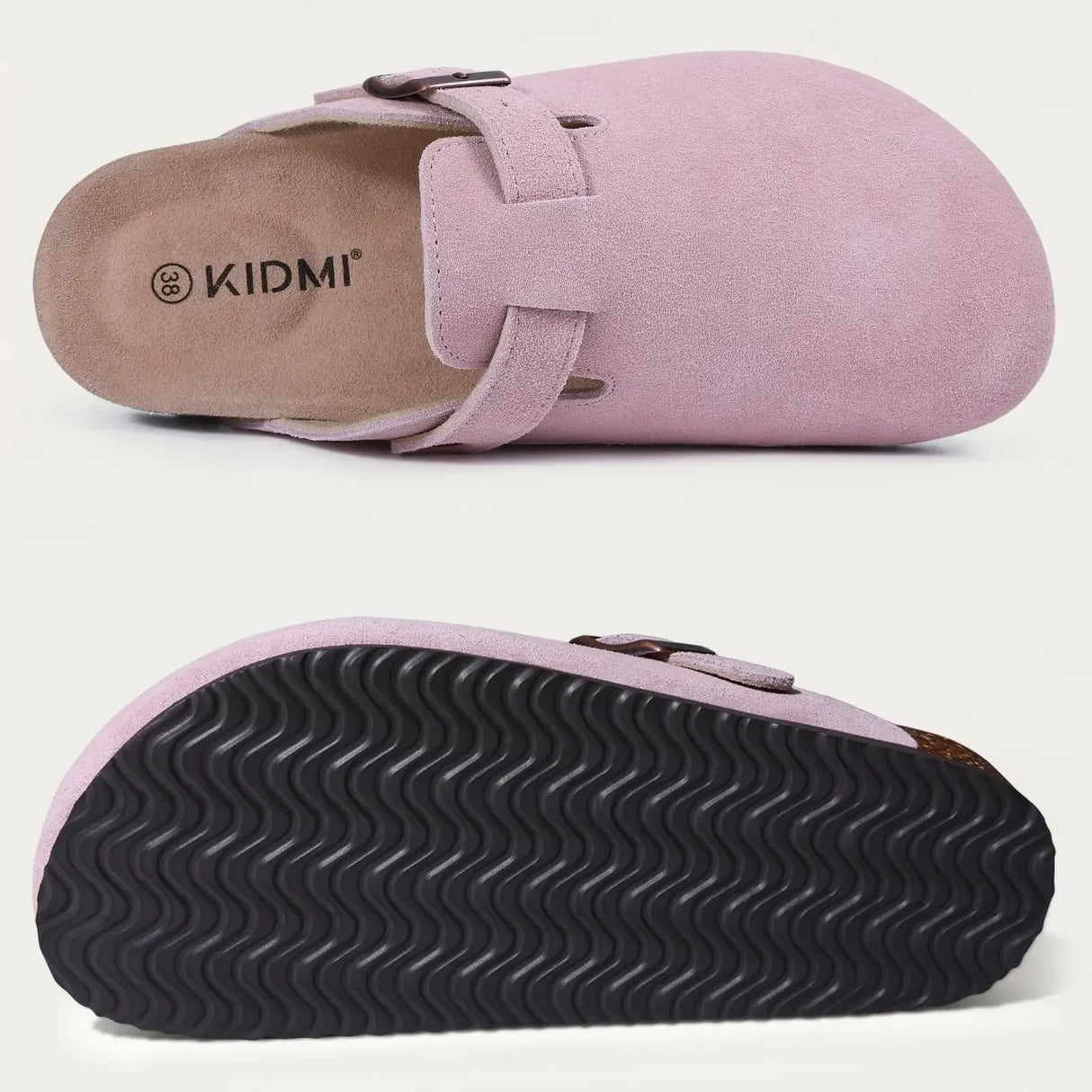 Men Suede Cork Mules