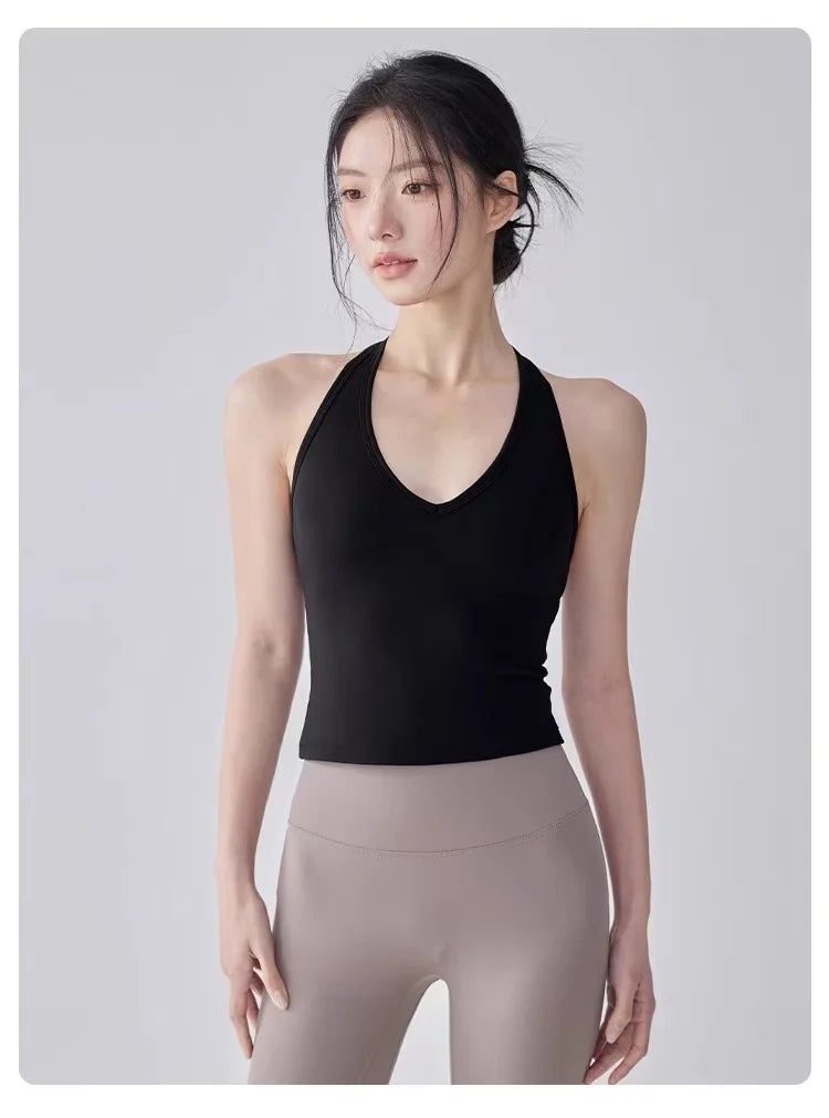 Fitness Vest Backless Sports Top