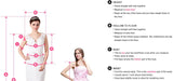 Measuring guide for wedding dress fitting, showing height, hollow to floor, bust, and waist measurements.