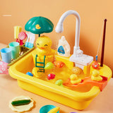 Kids Electric Kitchen Sink Toy
