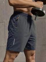 Summer Sports Shorts Men Plus Size Elastic Waist Breathable