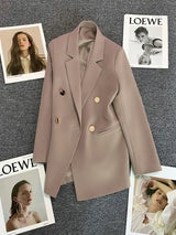 SilhouetteFit™ – Slim Blazer (Korean Fashion, Office-Ready Slimming Design)
