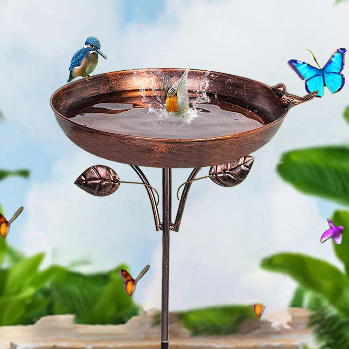 Standing Bird Bath