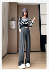 Wide-Leg Low-Waist Maternity Pants