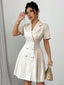 Women's Double Breasted Midi Dress