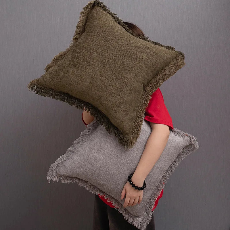 Cotton Decorative Pillow Cover
