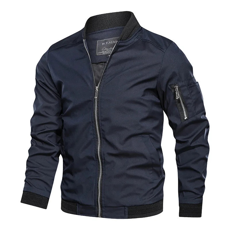 Men's Plus Size Bomber Jacket – 7XL Y2K Style