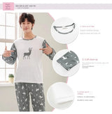 Men’s Cartoon Striped Pajama Set