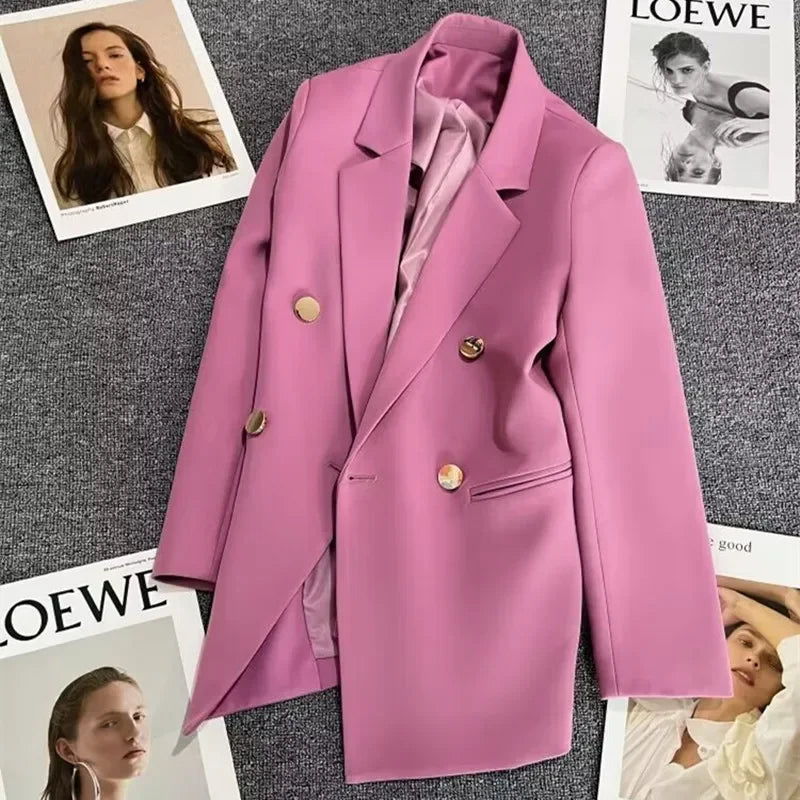 SilhouetteFit™ – Slim Blazer (Korean Fashion, Office-Ready Slimming Design)