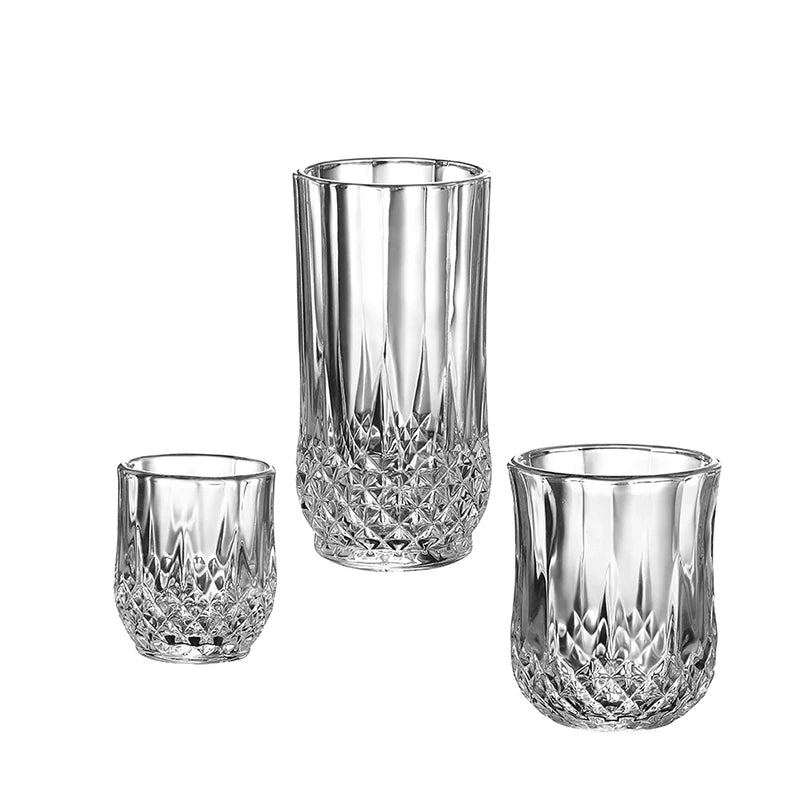Diamond Wine Glass Tumblers