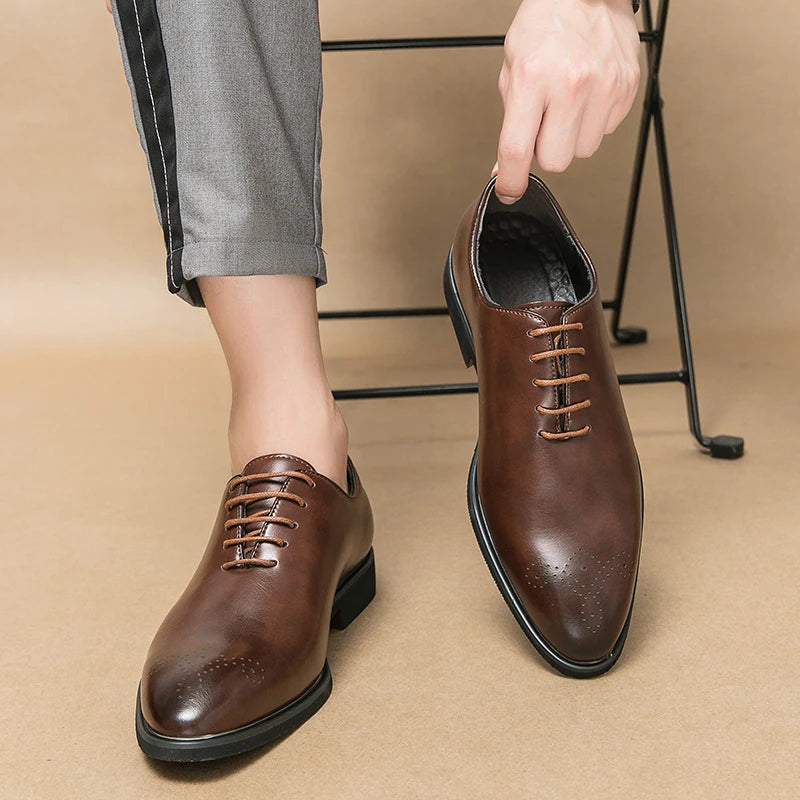 Men Luxury Wedding Oxford Shoes