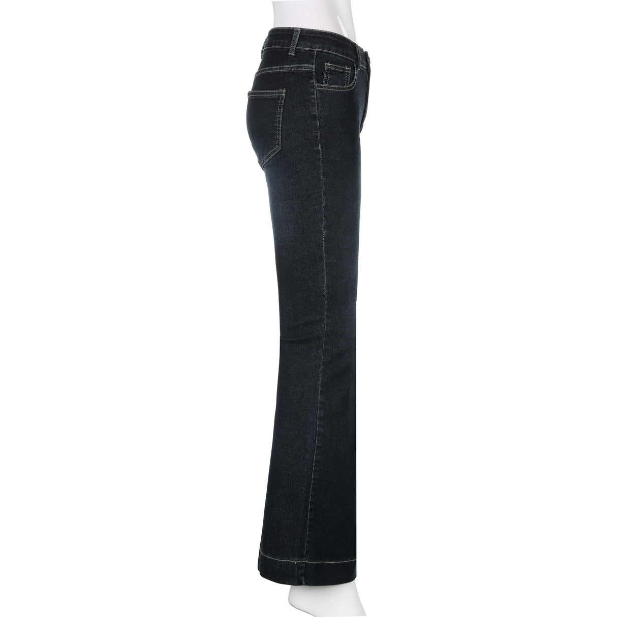 FlareRush™ – 90s Low Waist Cargo Pants (Vintage Y2K, Korean Flare)