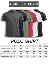 Men Casual Polyester Polo Shirts