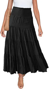 Women Boho Maxi Skirt