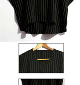 Men's Plus Size Striped Vintage T-Shirt – Loose Fit