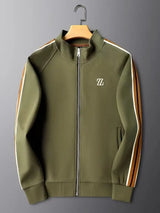 Men's Embroidered Sports Jacket & Pants Set