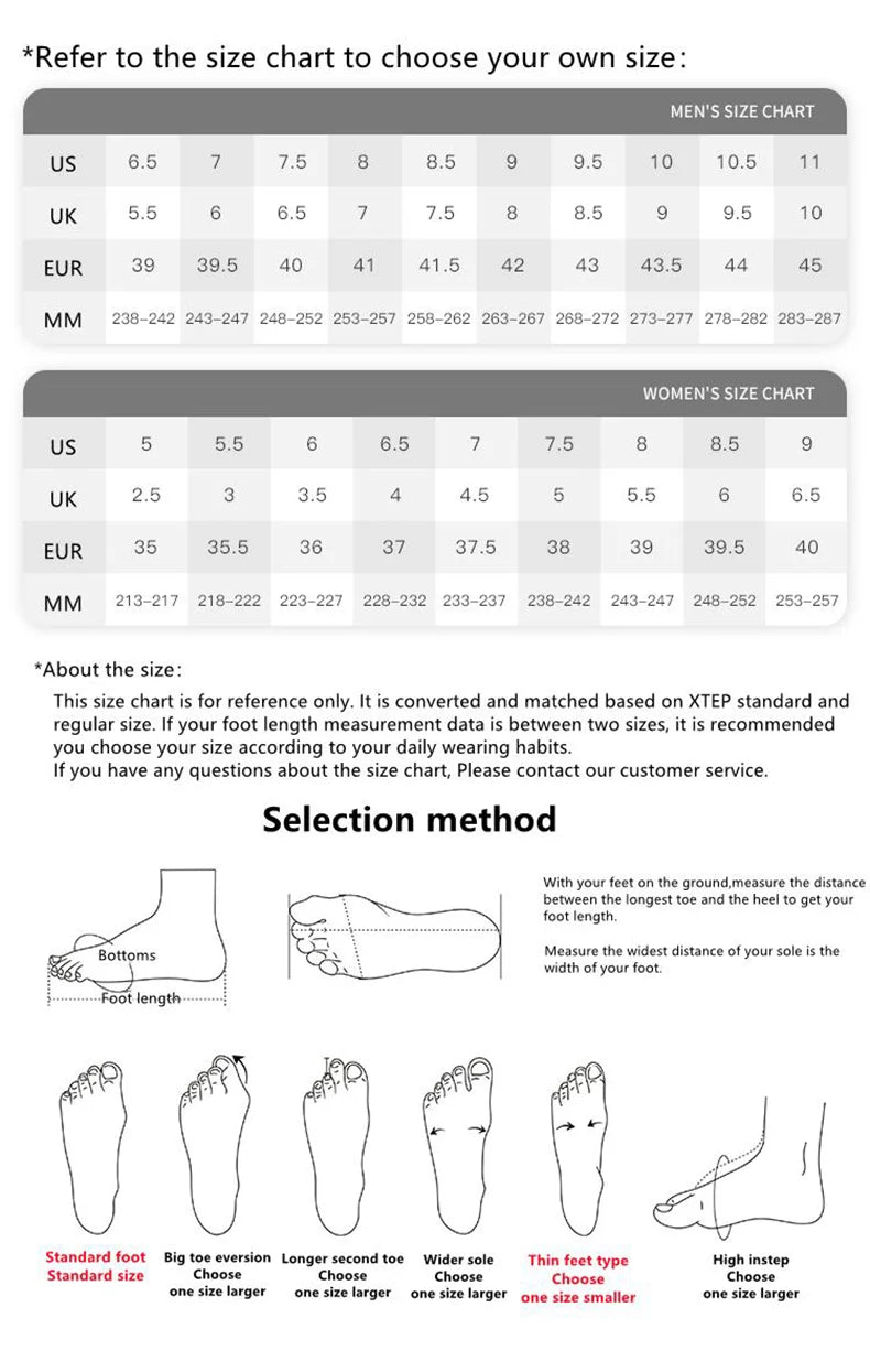 Xtep Summer Men Skateboarding Sneakers