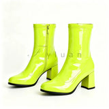 Classic Block Heel Ankle Boots