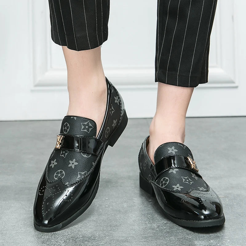 Men British Style Leather Shoes