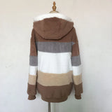 Women's Plus Size Long Teddy Bear Coat